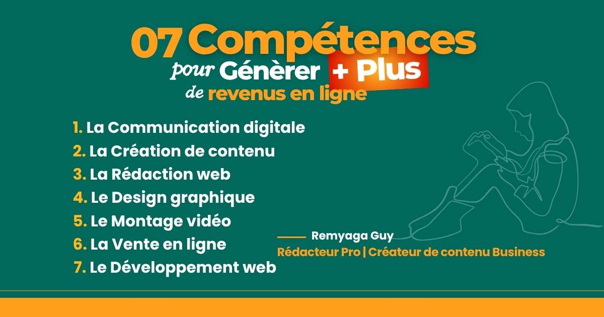 Top 7 des compétences pour générer plus de revenus en ligne